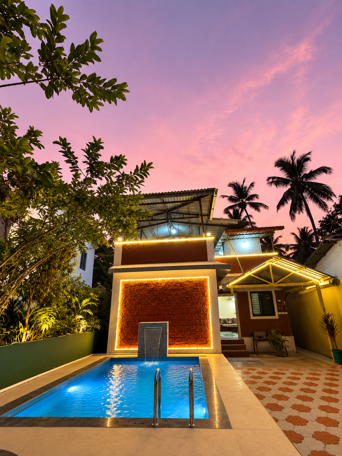 Moonlit Palms Villa