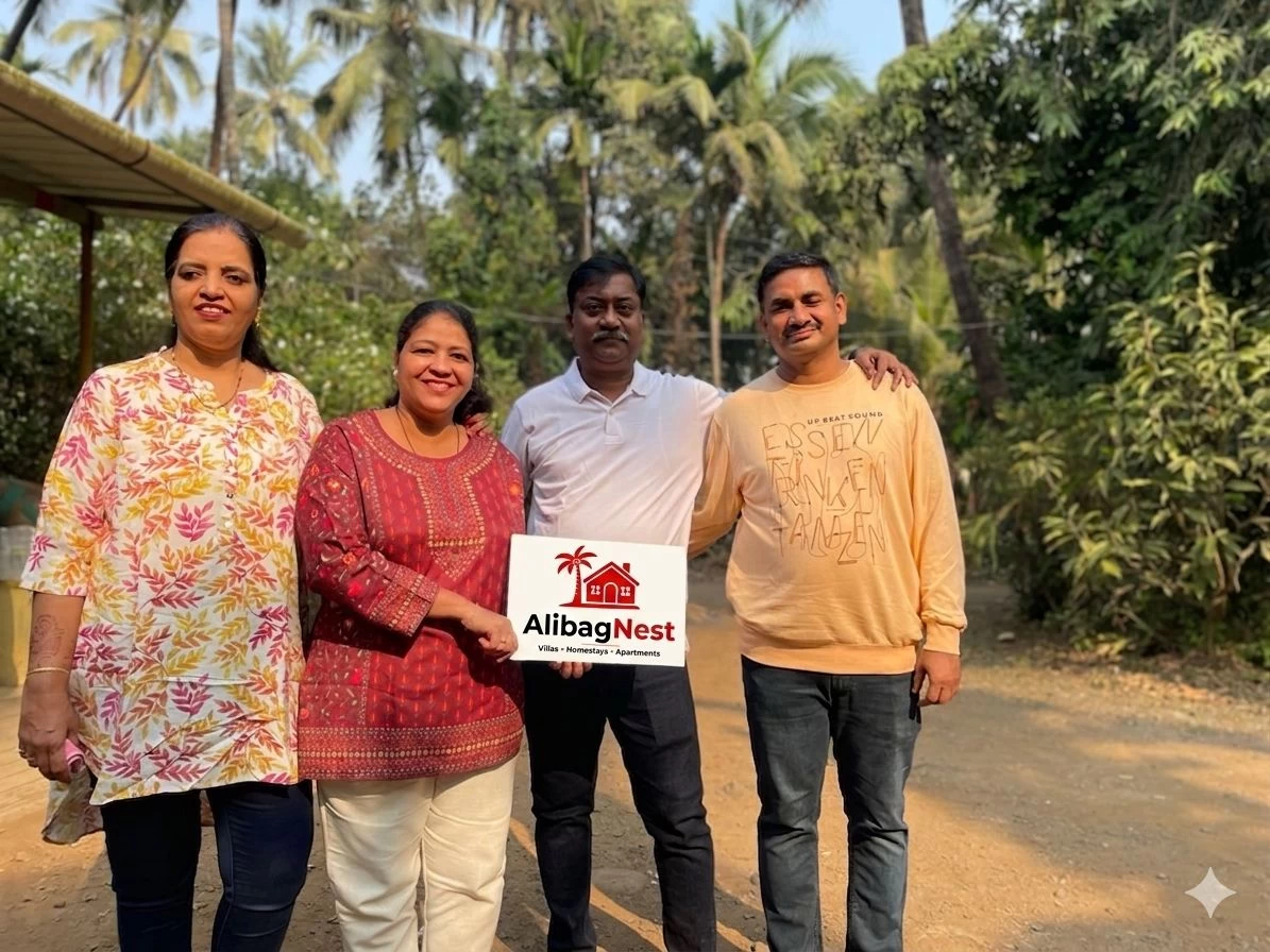Happy Guests at Nisarg Kokan Villa