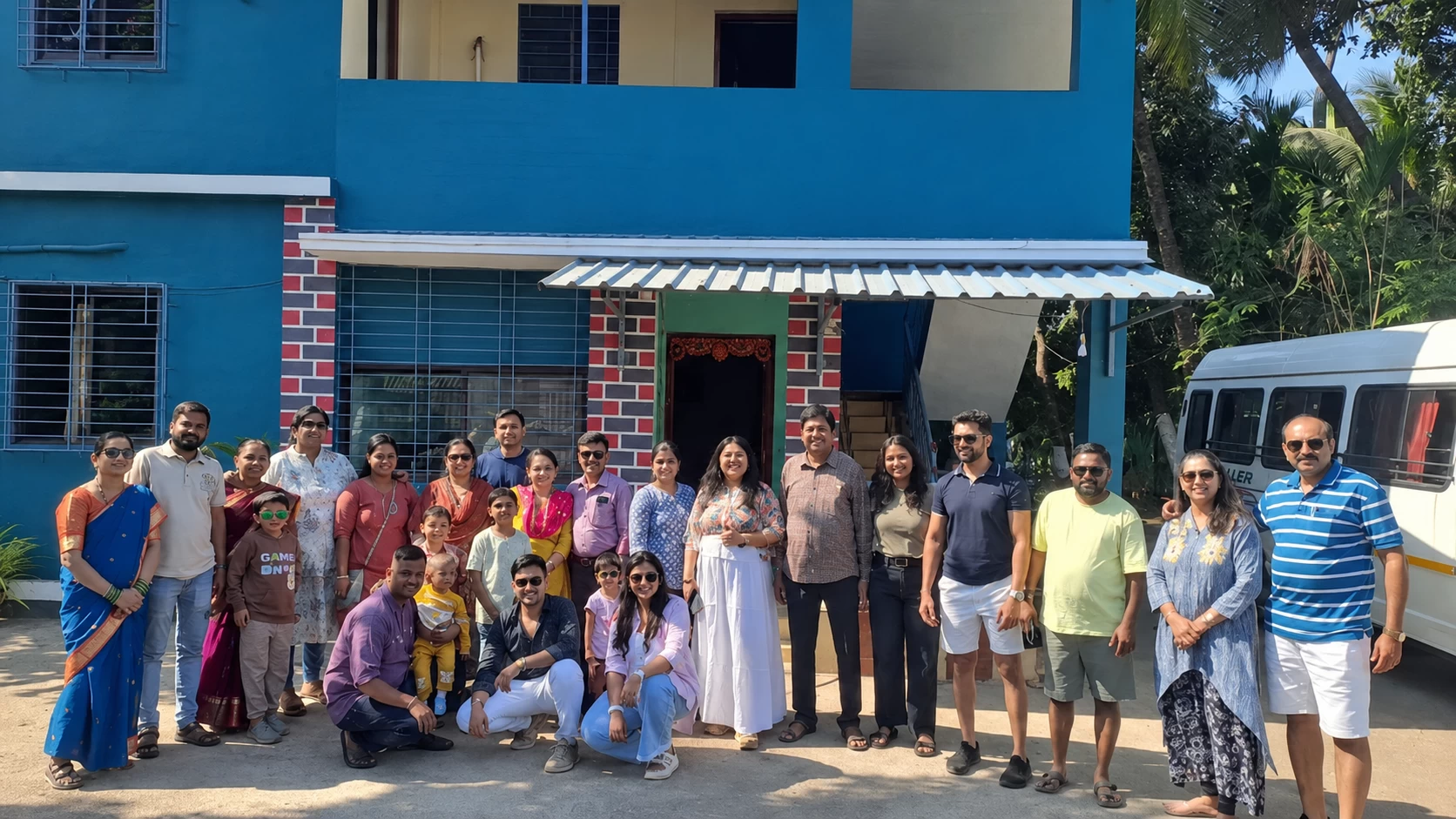 Happy Guests at Kokan Meadow Villa
