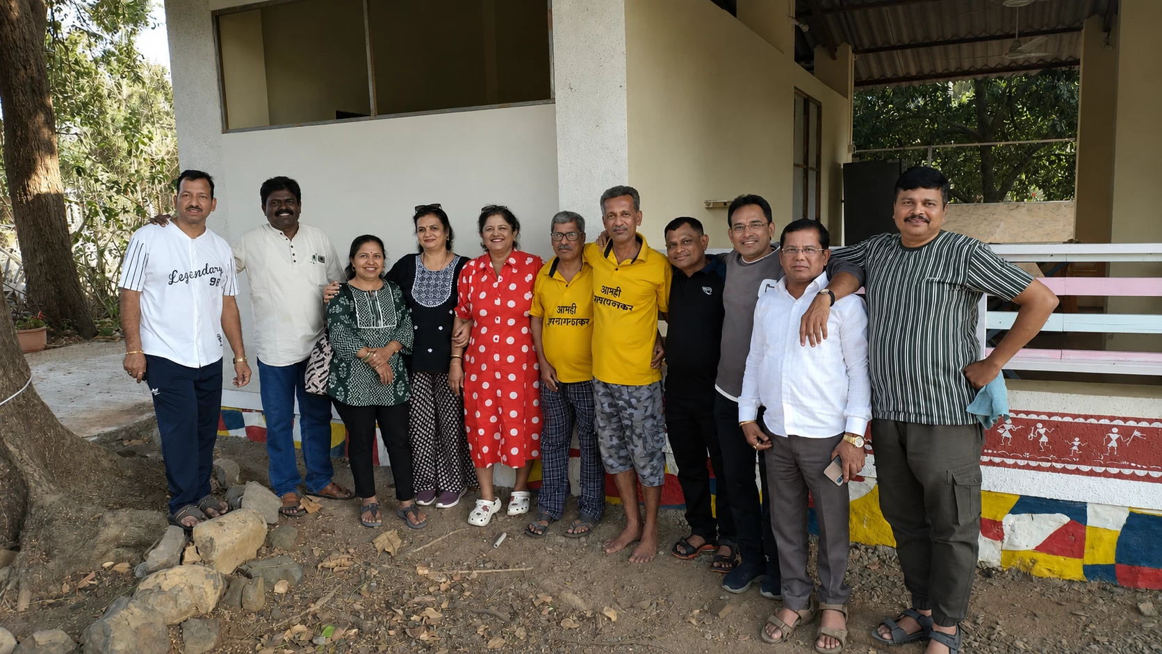 Happy Guests at Nisarg Coast Villa