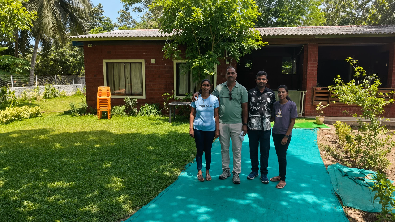 Happy Guests at Nisarg Coast Villa