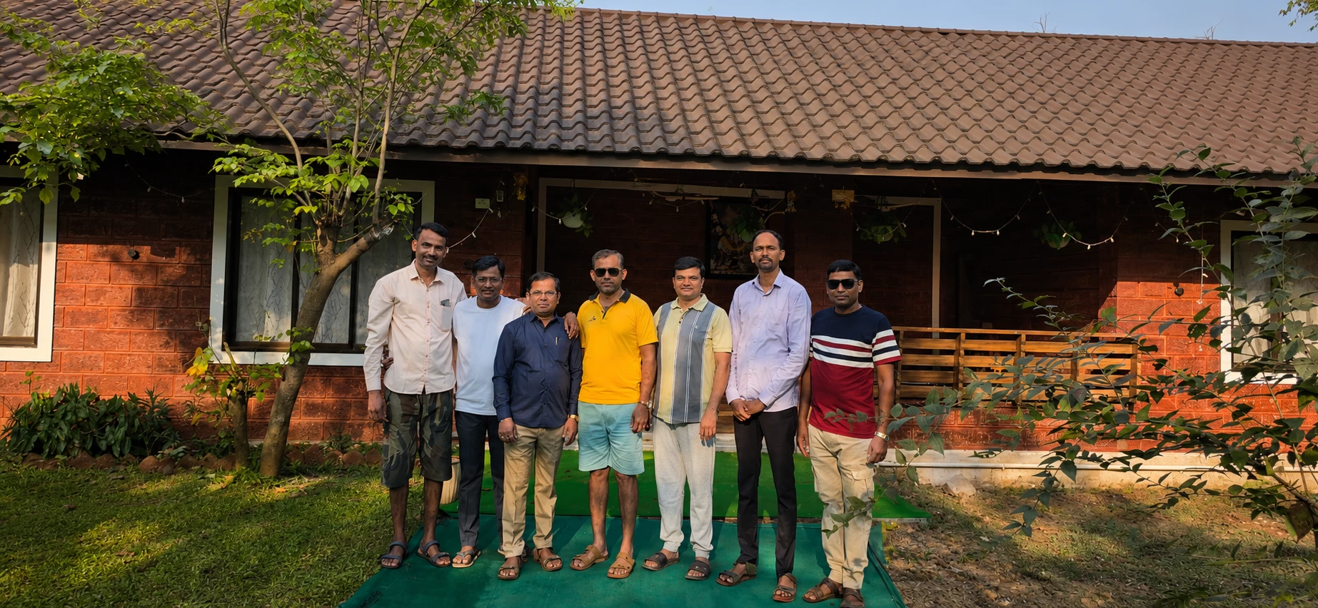Happy Guests at Nisarg Coast Villa