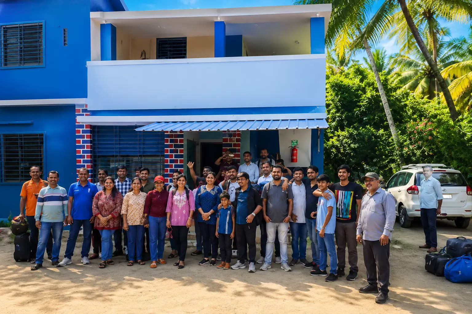 Happy Guests at Kokan Meadow Villa